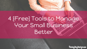 4 tools to manage a small business