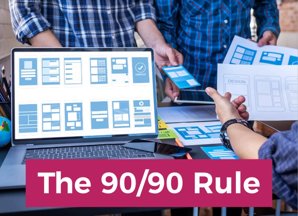 what is 90/90 rule for web design?