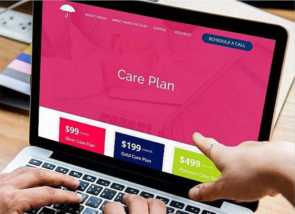 You need care plan to take care of your site