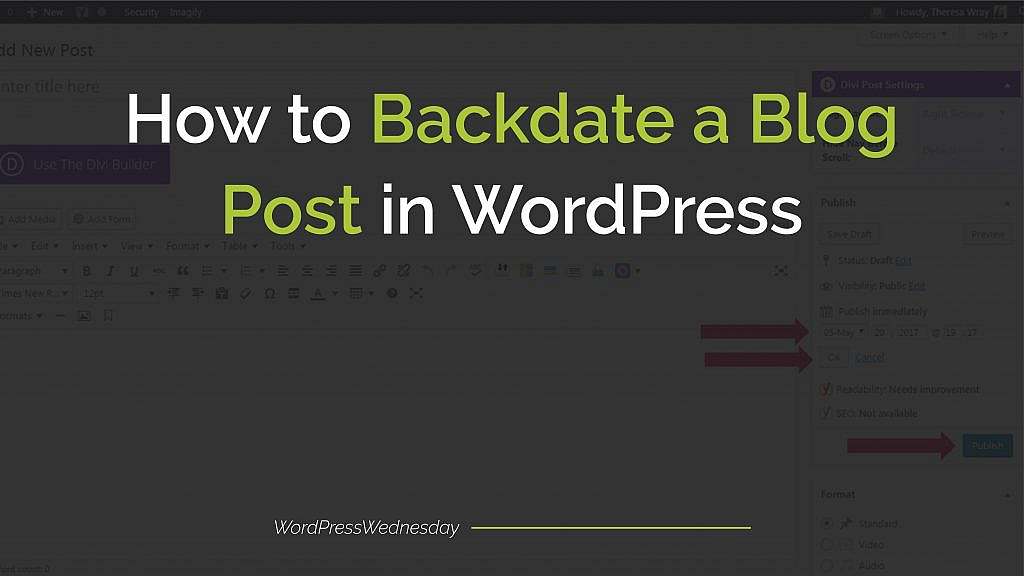 How to Backdate a Blog Post in WordPress