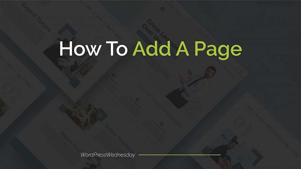 How to add a page