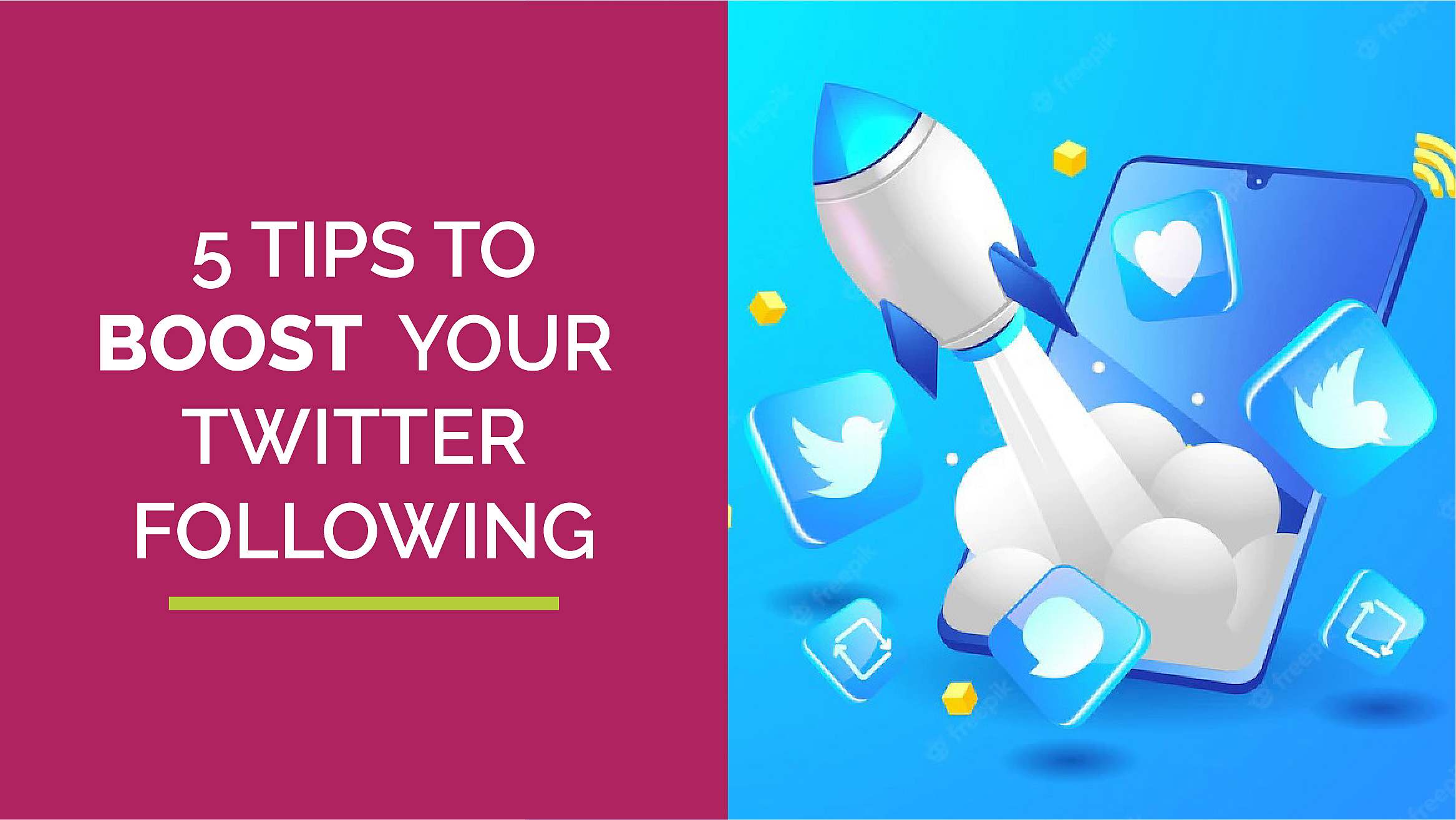 5 Tips to Boost your twitter following